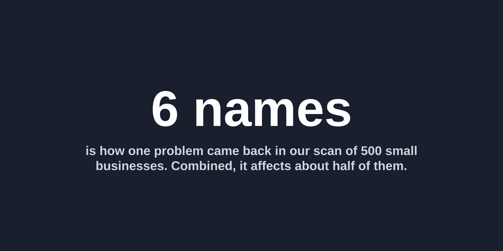Your biggest AI search issue has six different names