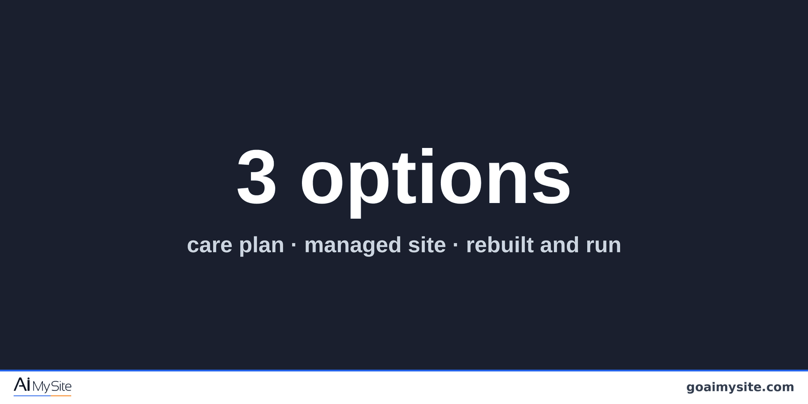 Who can rebuild and run your website every month in the UK?